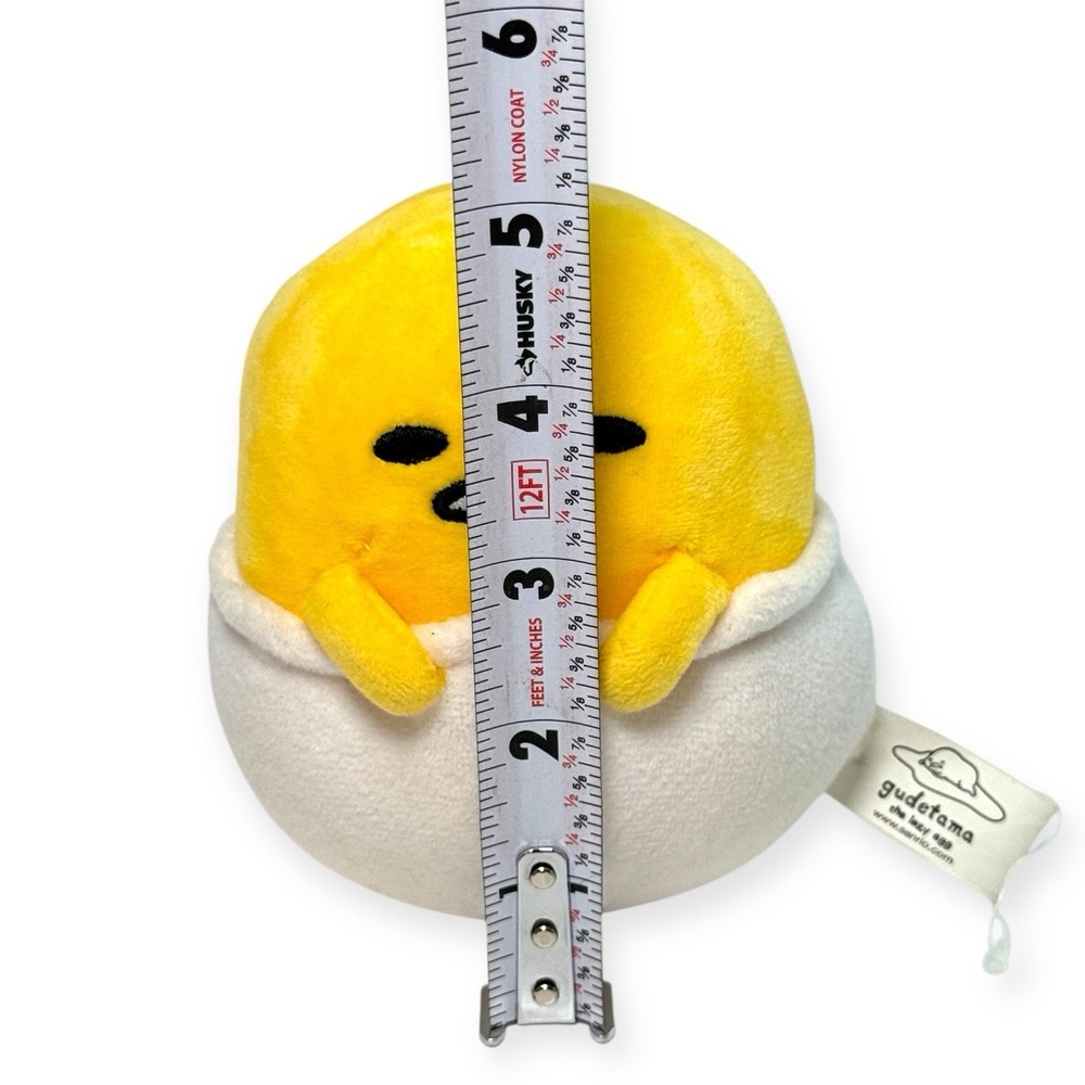 Gund Sanrio Gudetama Lazy Egg in Eggshell Plush Small 5″ Stuffed - Picture 2 of 7